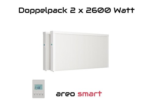 Elektroheizung 2x2600w heizung - elektroheizung,